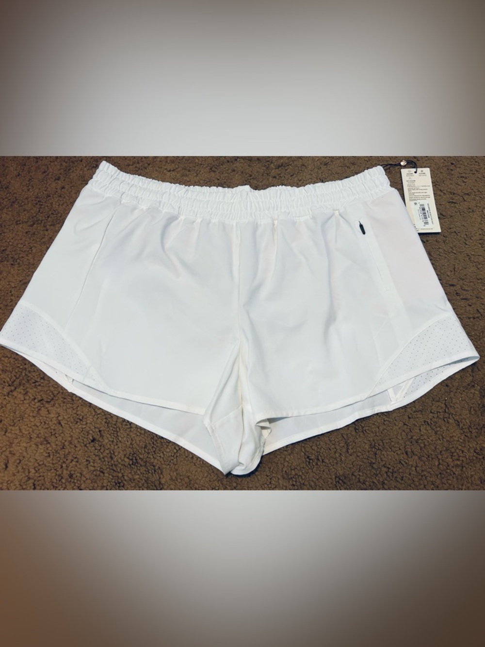 Calia Ladies Mid Rise Infinity Run Shorts Size Large NWT